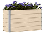 Planter Ivory 100 x 40 x 75 cm Steel 42018081