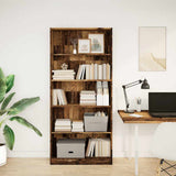 Bookcase Old Wood 80x24x176 cm Engineered Wood 857860