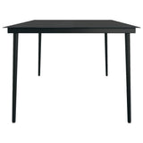 Garden Dining Set Brown and Black 3099405