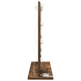 Vanity Mirror Rectangular Smoked Oak 60 x 55 x 18 cm 868289