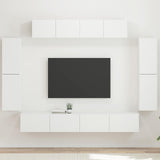 TV Cabinet 8 pcs White 3409141