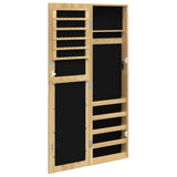 Mirror Jewellery Cabinet Wall Mounted 30x8.5x106 cm 353216