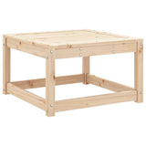 Garden Footstool Natural Wood Solid Pine Wood Medium Modular 844679