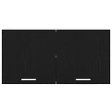 Hanging Cabinet Black Oak 80 x 31 x 40 cm Engineered Wood 884179