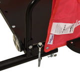 Bike Trailer Red Oxford Fabric and Iron 94160
