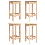 5 Piece Garden Bar Set Solid Wood Pine 3154745