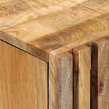 3 Piece Bathroom Furniture Set Solid Wood Rough Mango 3217089