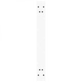 Dining Table Legs V-Shape 3 pcs White 90x cm Steel 4012593