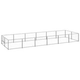 Dog Kennel Silver 12 m Steel 3082122