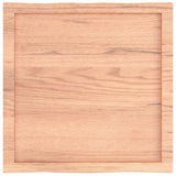 Table Top Light Brown 60x60x cm Treated Solid Wood Live Edge 363937