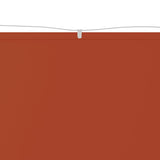 Vertical Awning Terracotta 100x1000 cm Oxford Fabric 148358