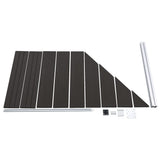 Fence Panel WPC 95x cm Black 148974