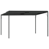 Gazebo with Roof Anthracite 4x3x2.5 m Aluminium and Steel 48605