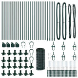 Welded Wire Fence with Concrete Base 50 x 0.4 m 3350889