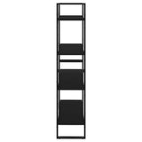 Book Cabinet Black Engineered wood Book Cabinet Rectangular 806458