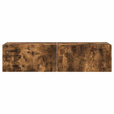 TV Wall Cabinet Wall-mounted 2 pcs Smoked Oak 60 x 31 x 29.5 cm 892200