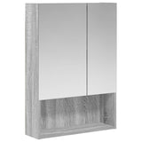 Bathroom Mirror Cabinet Grey Sonoma 50 x 14.5 x 70 cm 889204