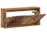Wall-Mounted Shoe Cabinet HAARLEM 71 x 17 x 43 cm Old Wood 896853