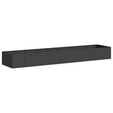 Planter Black 360x80x40 cm Steel 860766