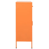 Storage Cabinet Orange Steel Medium Fully Extendable 336156