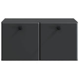 Wall-Mounted TV Cabinet 59.5 x 41 x 30 cm Black Engineered Wood 899186