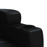 Massage Chair Black Faux Leather 321311