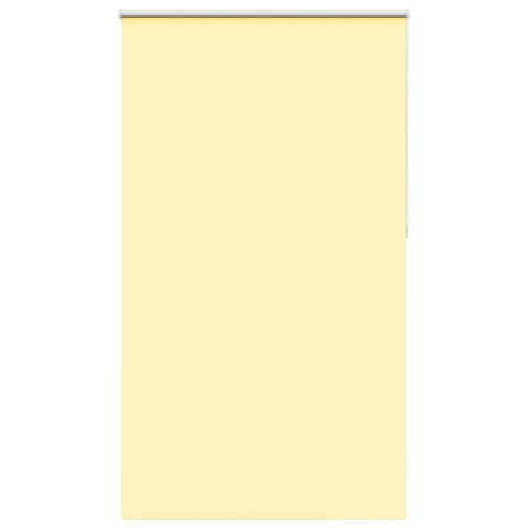 ZNTS Roller Blind Blackout Yellow 140x210 cm Fabric Width 136.6 cm Polyester 4012098