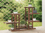 Flower Stand 95x25x96 cm Solid Wood Fir 362861