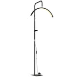 Half Moon Lash Light, Beauty Floor Lamp with 350&deg Rotatable Head, 7 Colour Temperature and Phone T3398P425164
