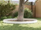 Lawn Edging 20 pcs 103 x 30 cm Steel White 8008507