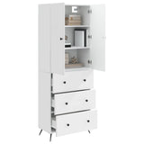 Cabinet Set 2 pcs High Gloss White 66 x 34.5 x 90 cm 3416884