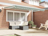 Awning Frame Green and White 300 x 200 cm 3329613