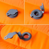 Self Inflating Camping Mattress with Pillow 1-Person Orange 4007119