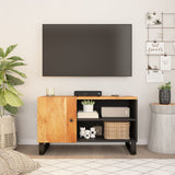 TV Cabinet 80x33x46 cm Solid Wood Acacia&Engineered Wood 351963