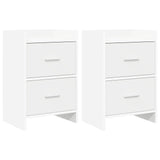 Bedside Tables 2 pcs White 40 x 30 x 60 cm Engineered Wood 8010964