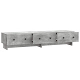 TV Cabinet Concrete Grey 147 x 34.5 x 30 cm Engineered Wood 894018