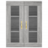 Highboard Grey Sonoma 69,5x34x180 cm Engineered Wood 3198391