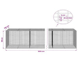 Gabion with 3.5 mm Wire and 5x2.5 cm Mesh 900x100x100 cm 3461964