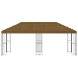 6 x 3 m Taupe Polyester and Steel 190 3375987