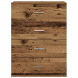 Sideboard with Drawer Old Wood 60 x 39 x 80 cm Engineered Wood 871434