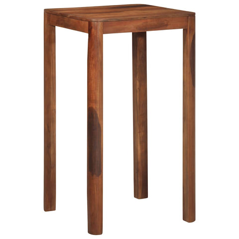 ZNTS Bar Table 60x60x107 cm Solid Wood Acacia 4102370