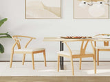 Dining Chair 2 pcs Natural and Light Solid Rubber Wood 42020413