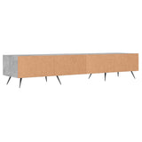 TV Cabinet Concrete Grey 150x36x30 cm Engineered Wood 829128