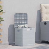 Garden Storage Box 90 L Light Grey 45683