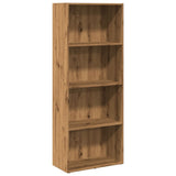 Bookcase Artisian Oak 60x30x152 cm Engineered Wood 857916