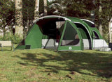 Camping Tent Tunnel 4-Person Green Waterproof 94743