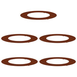 suitable for Flat Tree Rings 5 pcs Rusty 50/80 cm 873703