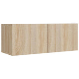8 Piece TV Cabinet Set Sonoma Oak Engineered Wood 3114216