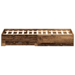 Bed Frame with Drawers Old wood 180 x 200 cm Engineered wood 3333960