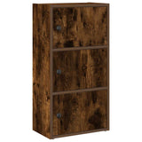 Bookcase Smoked Oak 40x24x77 cm Engineered Wood 860368